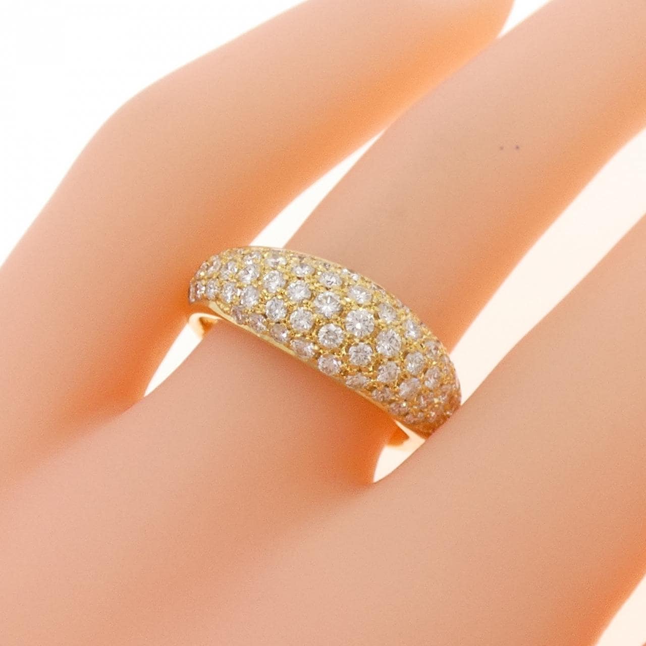 K18YG ダイヤモンド リング 0.98CT
