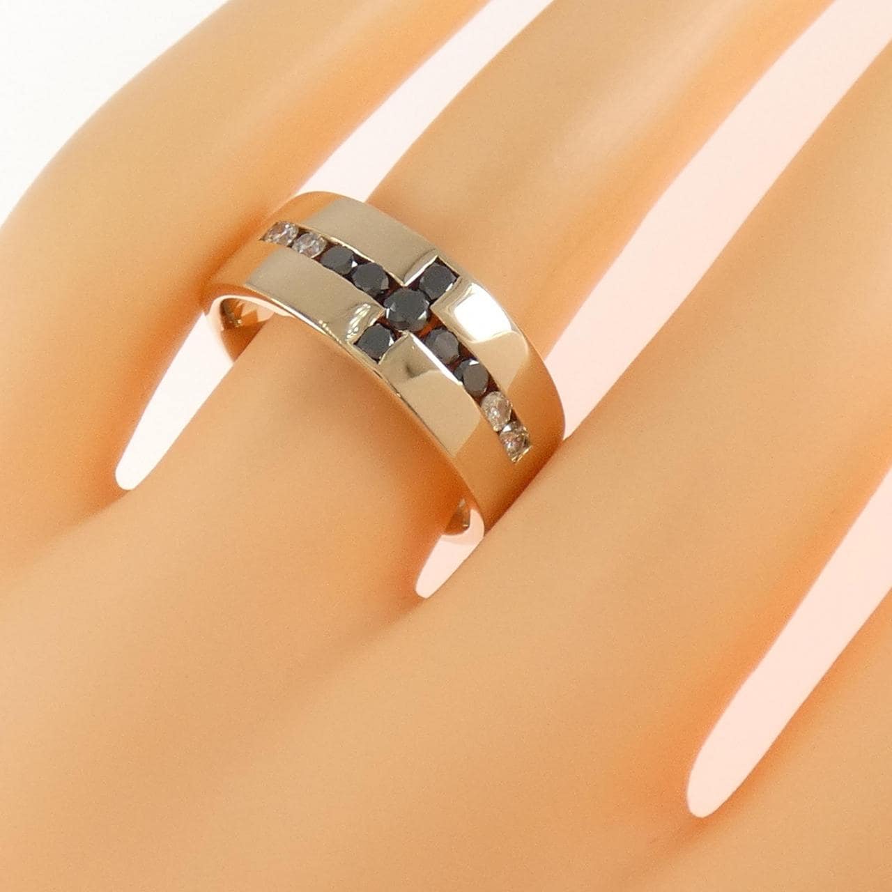 K18PG ダイヤモンド リング 0.38CT
