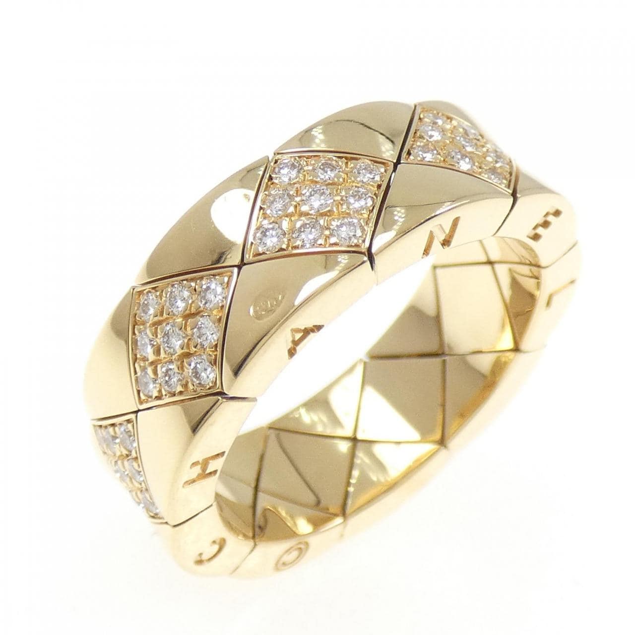 【ヴィンテージ】シャネル マトラッセ　スープル リング