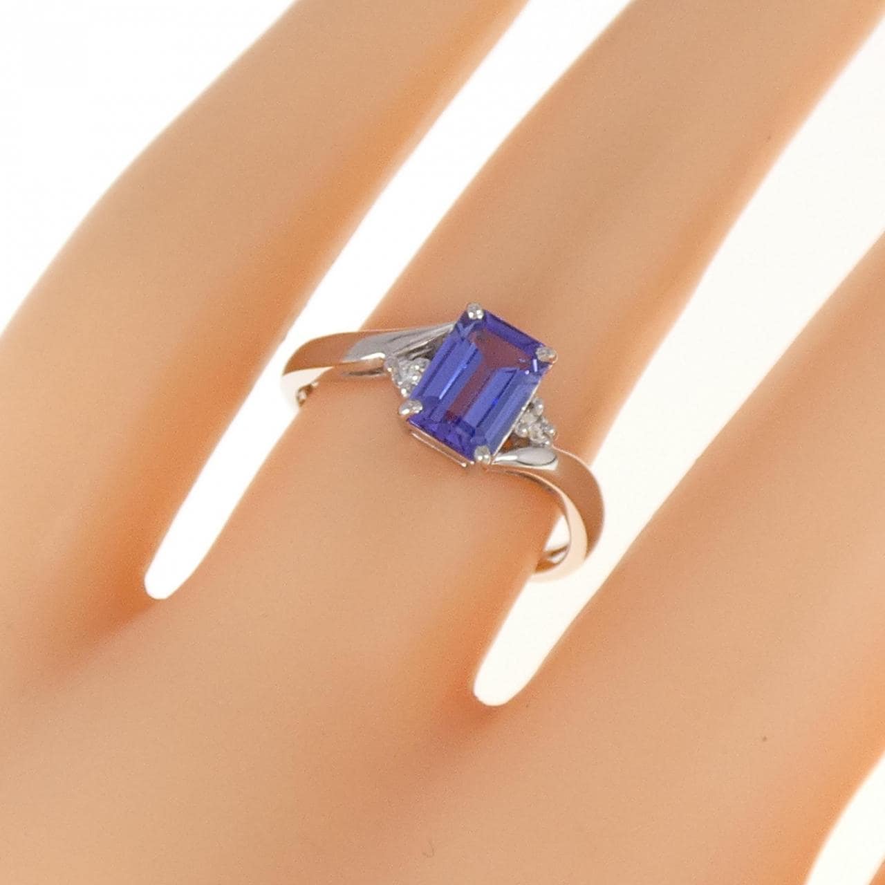 [Remake] PT Tanzanite Ring 0.96CT