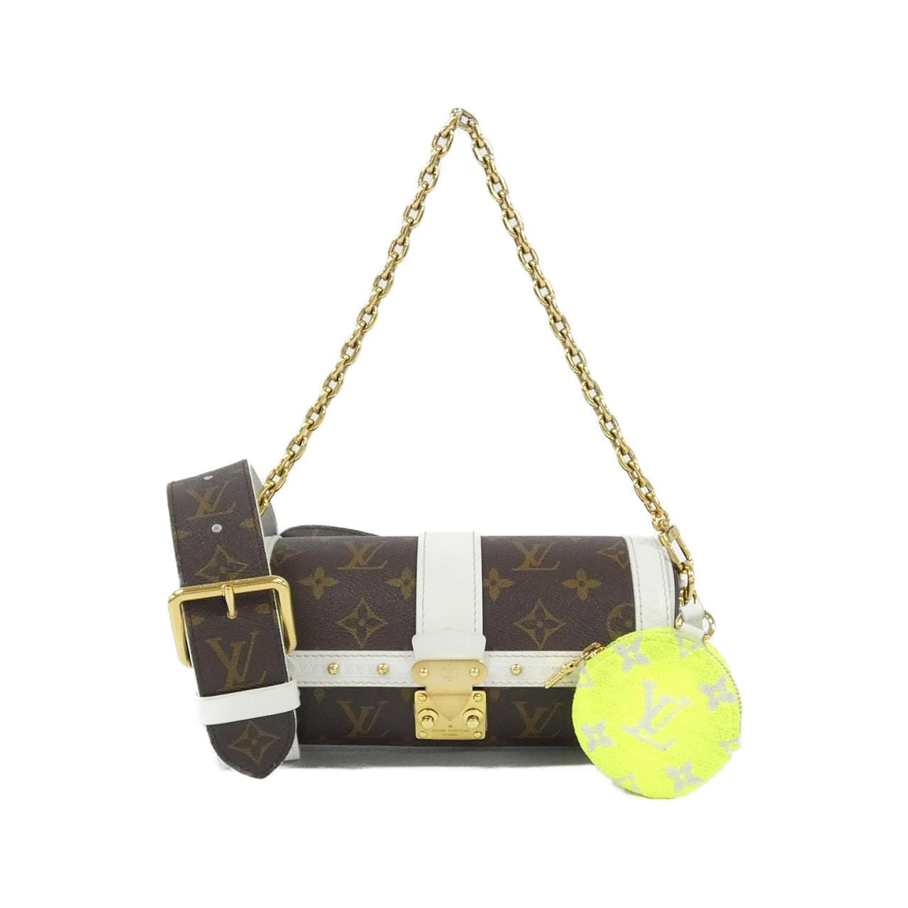 LOUIS VUITTON Monogram (LV Match) Papillon Trunk 2022PF M81485 Shoulder Bag