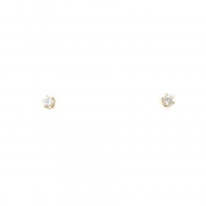 K18YG ダイヤモンド ピアス 0.06CT