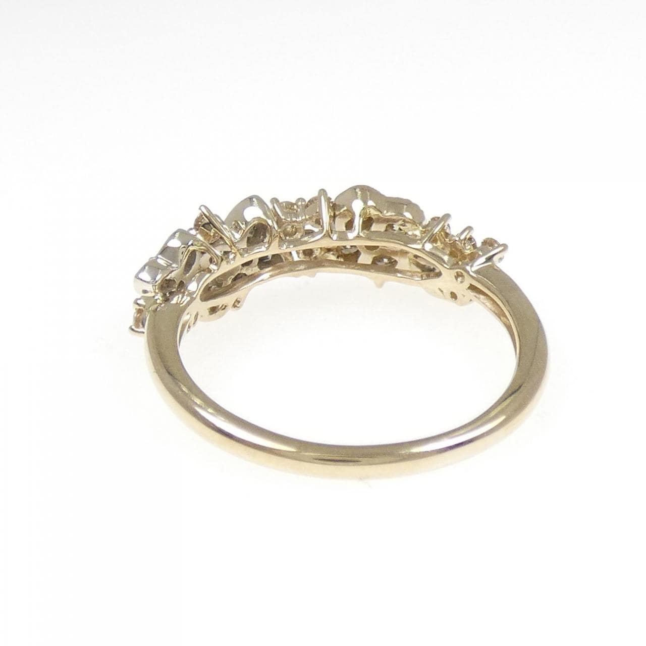 K18YG/K18WG ダイヤモンド リング 0.41CT