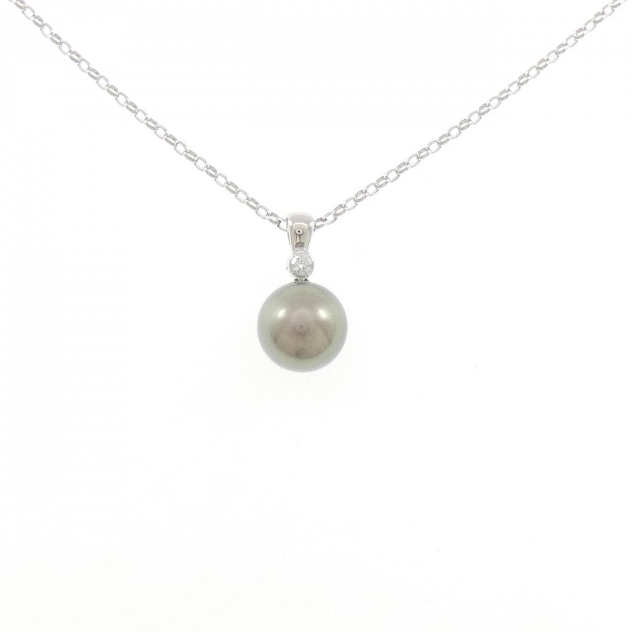 ミキモト 黒蝶パール ネックレス 9.4mm