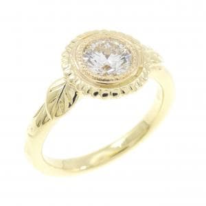 K18YG ダイヤモンド リング 0.558CT