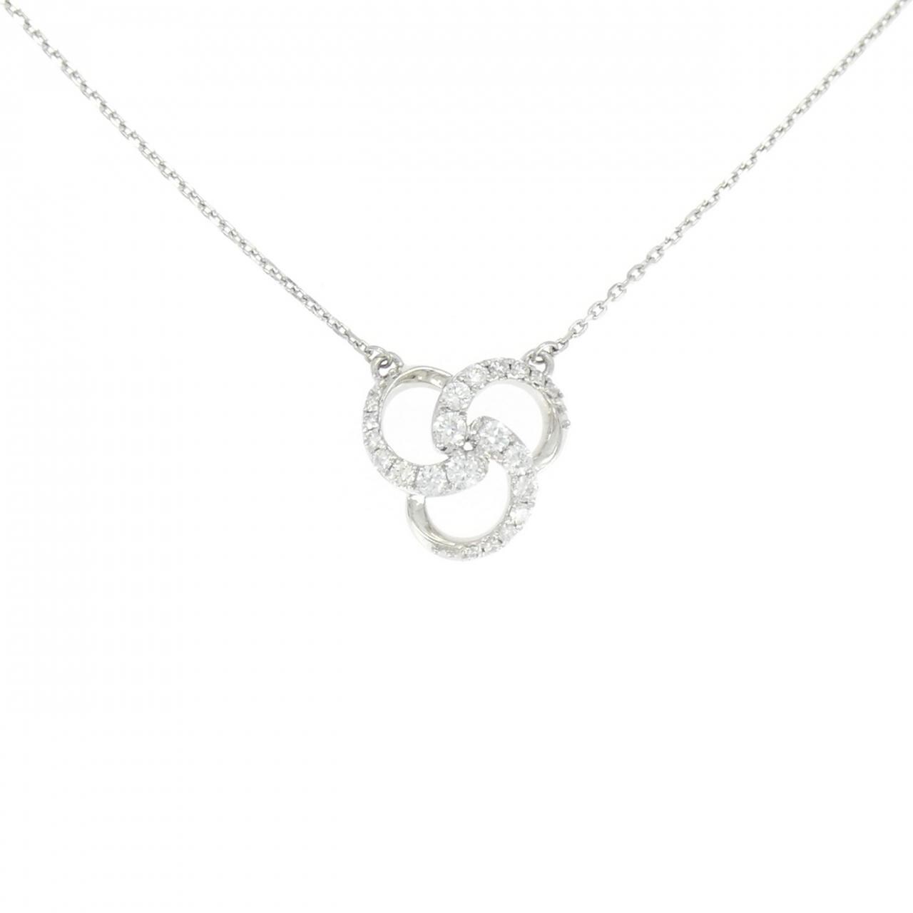 PT900/PT850 ダイヤモンド ネックレス 0.42CT