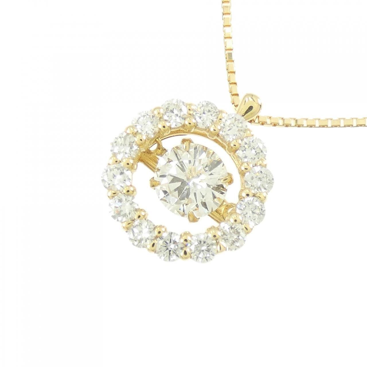 [BRAND NEW] PT Diamond Necklace 0.528CT H SI2 GOOD