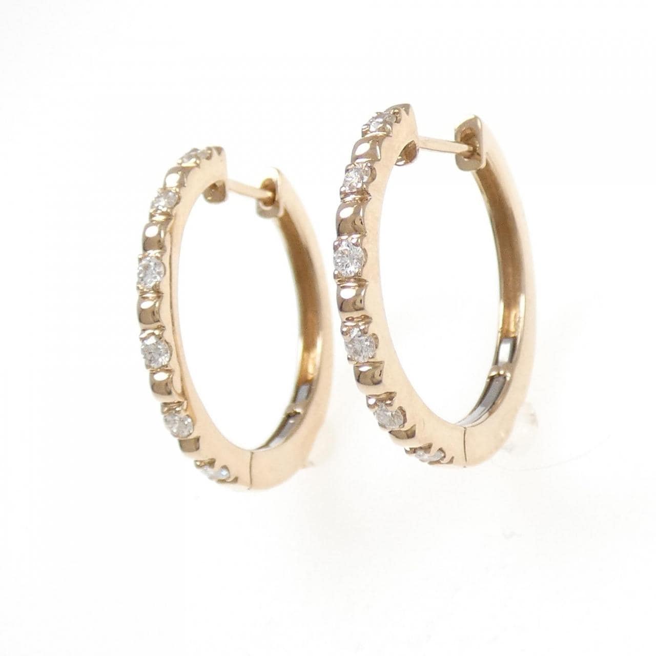 K18PG ダイヤモンド ピアス 0.20CT