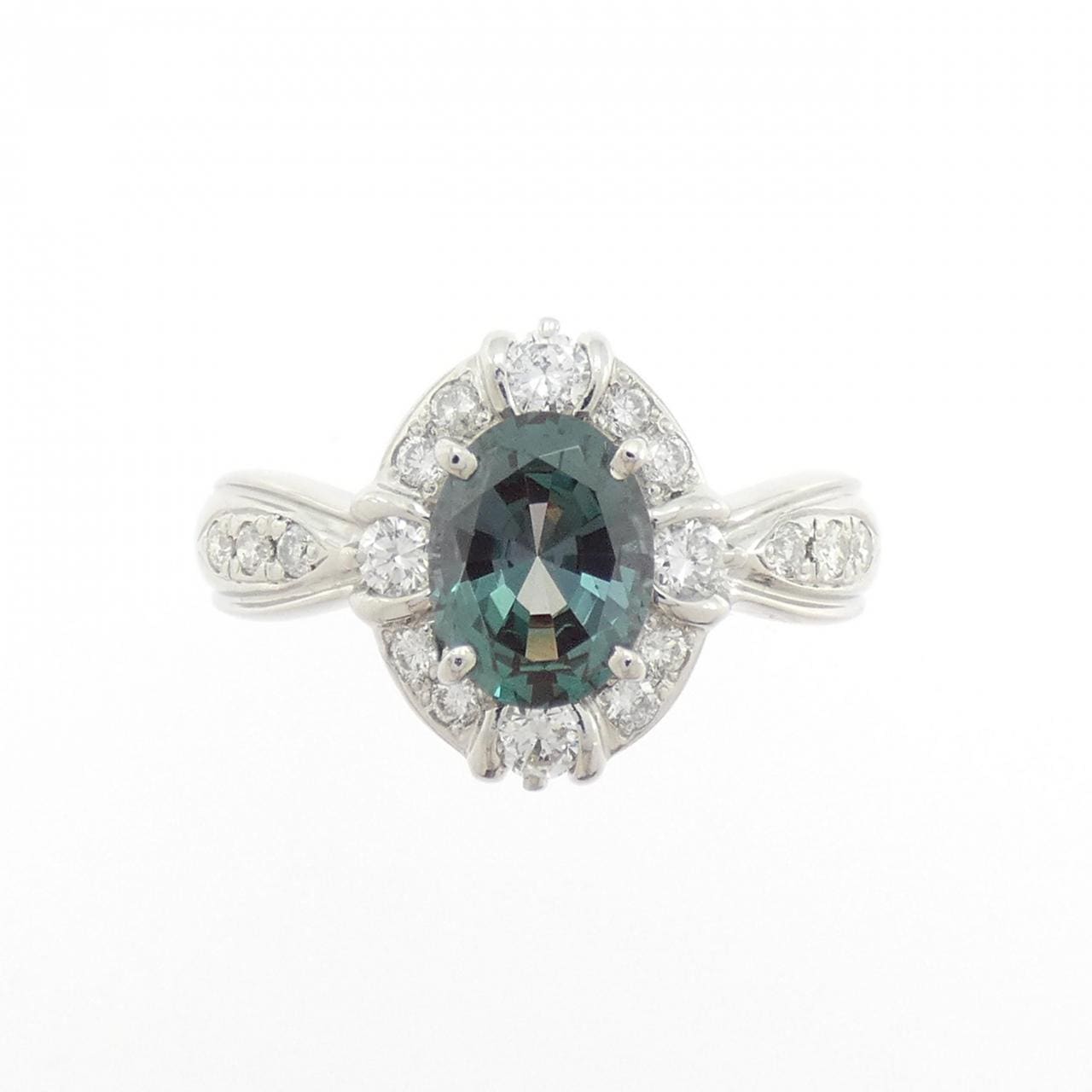 クレサンベール 合成アレキサンドライト リング 1.41CT