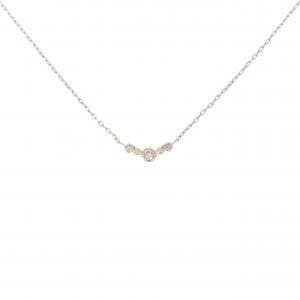 K10PG ダイヤモンド ネックレス 0.04CT
