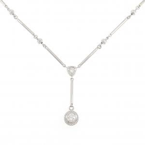 PT900/PT850 ダイヤモンド ネックレス 0.35CT