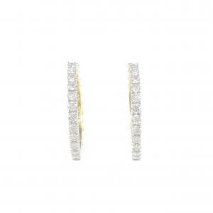 K18YG/K18WG ダイヤモンド ピアス 1.00CT
