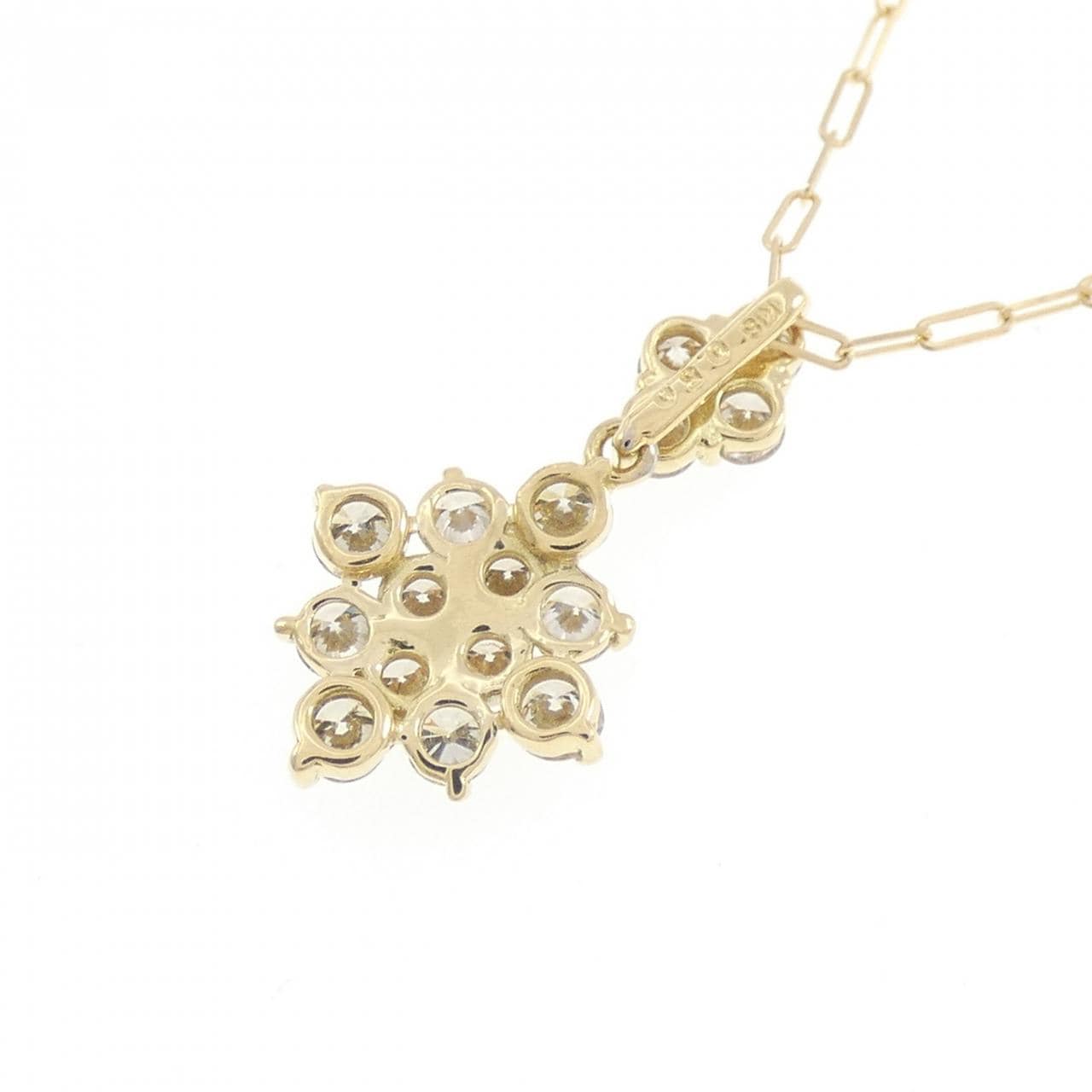 K18YG ダイヤモンド ネックレス 0.50CT