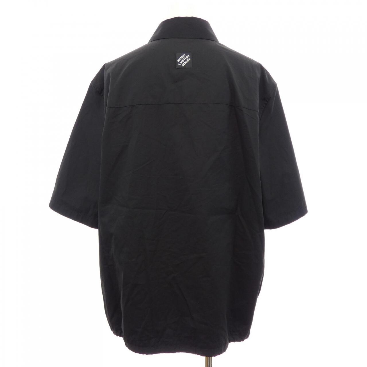 ルイヴィトン LOUIS VUITTON モノグラムフラワーエンブロイダリーショートスリーブシャツ HTS33WRDP S/Sシャツ
