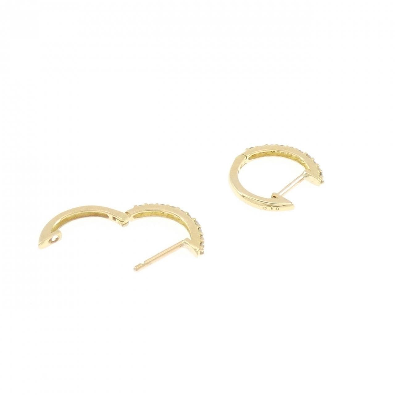 K18YG ダイヤモンド ピアス 0.20CT