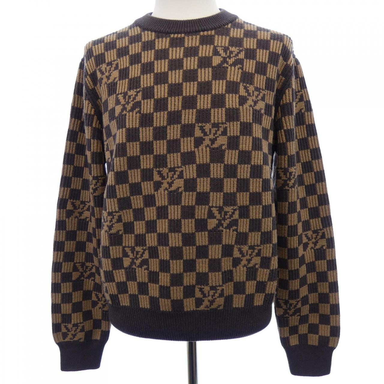 LOUIS VUITTON羅紋牛仔圓領針織衫 HLN77WZLL