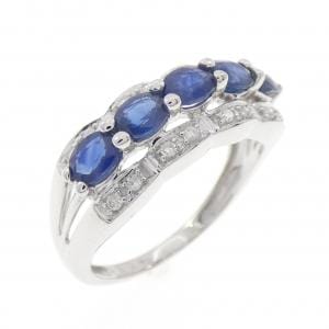 K14WG サファイヤ リング