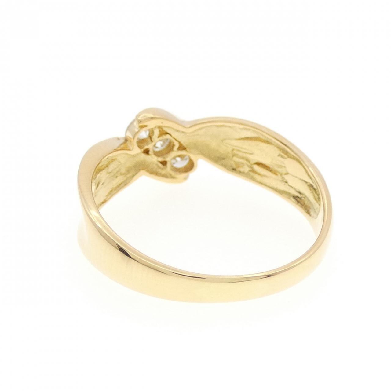 K18YG ダイヤモンド リング 0.19CT