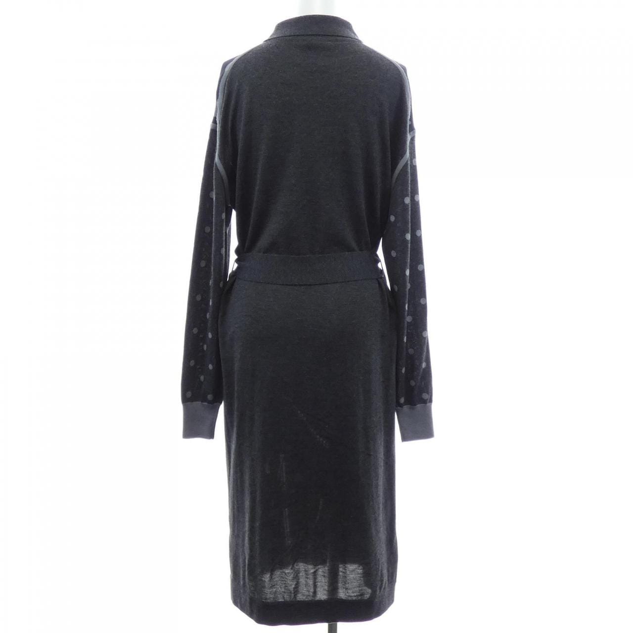 エルメス HERMES クリッククラック ア ポア CLIC CLAC A POIS ツイルレーヌ. ワンピース