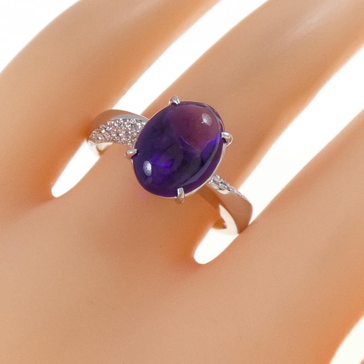 PT900 アメジスト リング 3.24CT