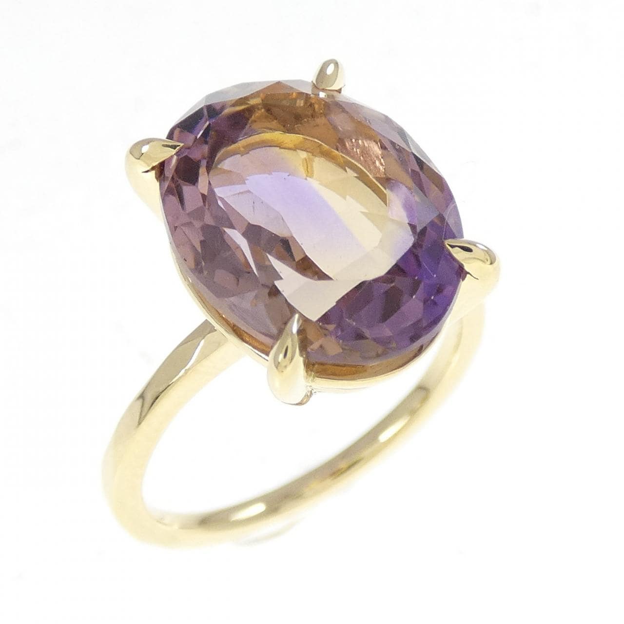 K18YG アメトリン リング