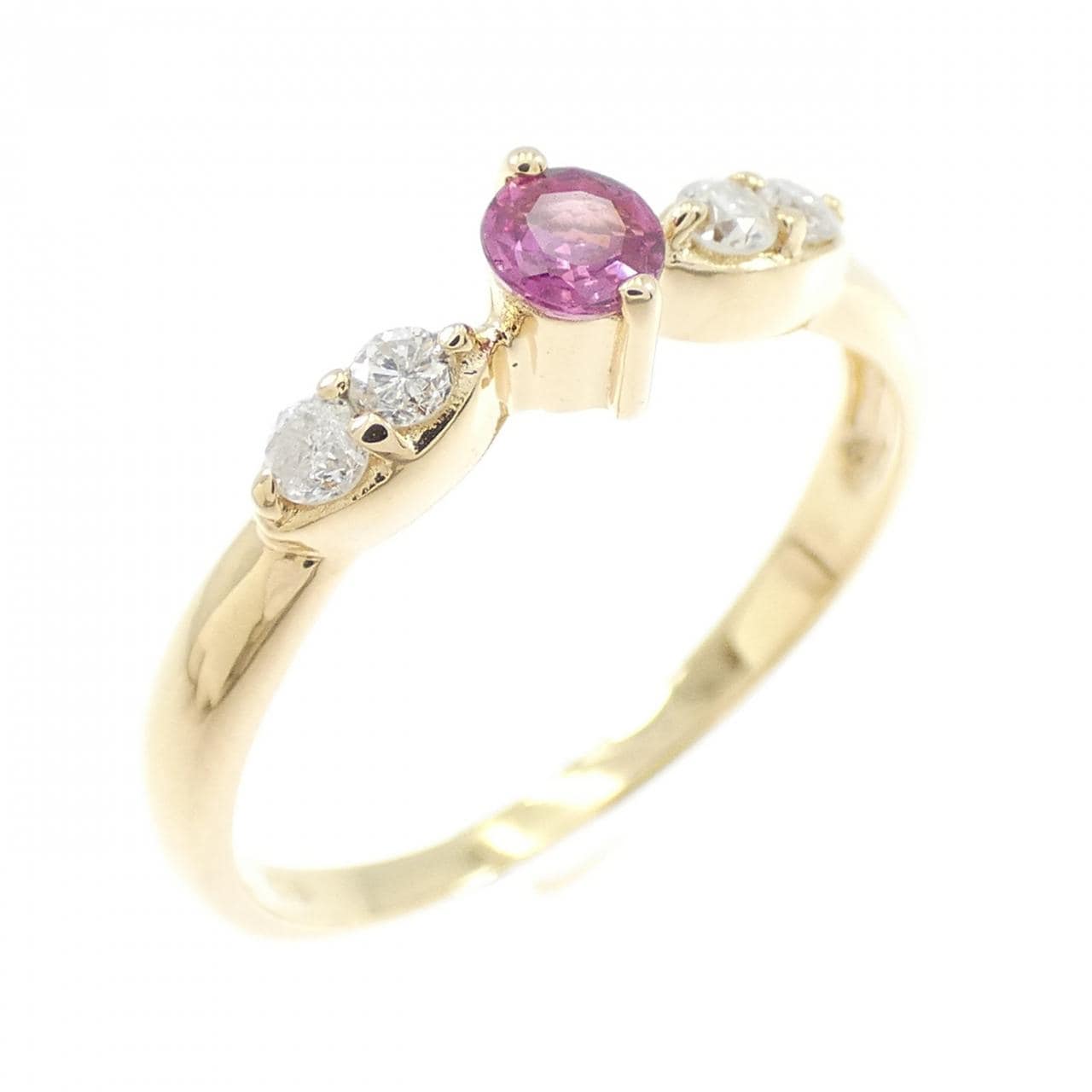 K18YG ルビー リング