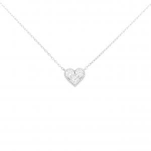 ポンテヴェキオ ハート ダイヤモンド ネックレス 0.16CT