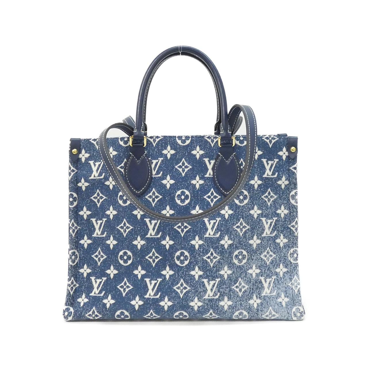 ルイヴィトン モノグラム ジャカード デニム オンザゴー MM M59608 バッグ