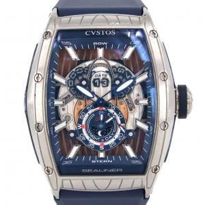 【ノーメンテナンス還元価格】クストス チャレンジシーライナーGMT CVT-SEA-GMT ST SS 自動巻