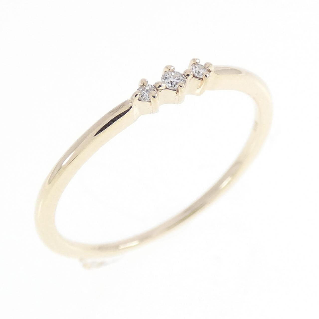 K10YG ダイヤモンド リング 0.02CT