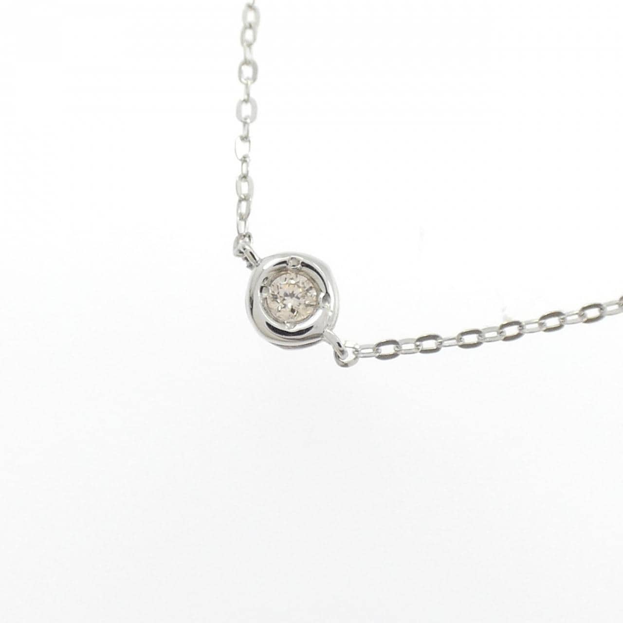 PT950/PT850 ダイヤモンド ネックレス 0.22CT