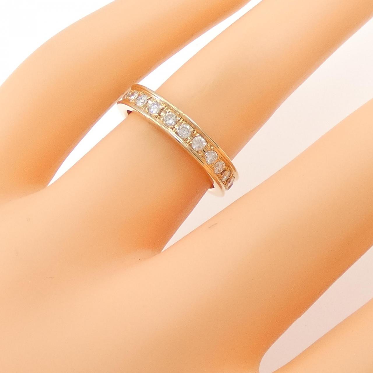 K18PG フルエタニティ ダイヤモンド リング 0.57CT