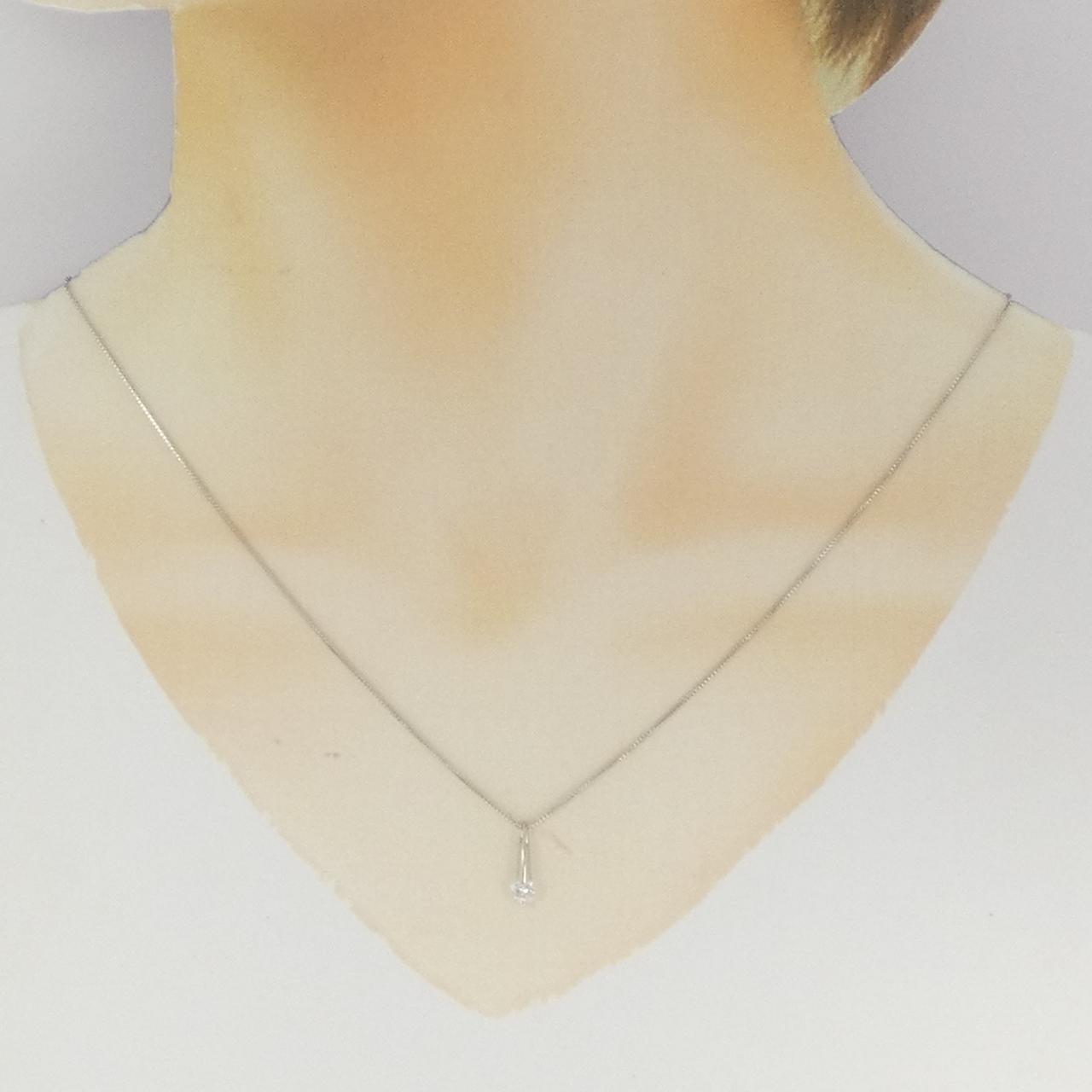 PT900/PT850 ダイヤモンド ネックレス 0.177CT