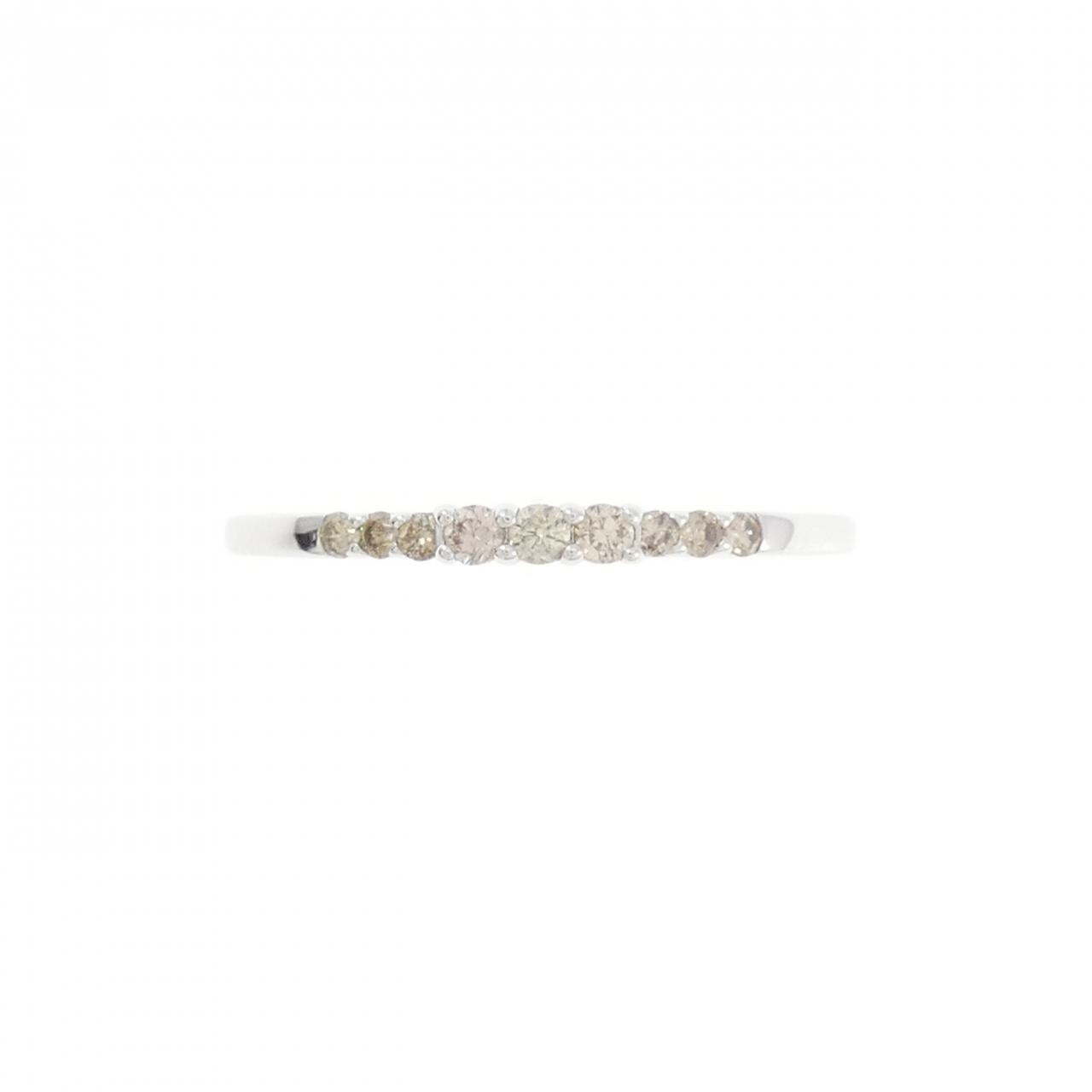 K18WG ダイヤモンド リング 0.10CT