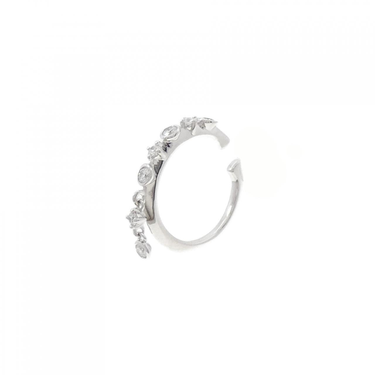 ミキモト ダイヤモンド イヤーカフ 0.17CT 片耳