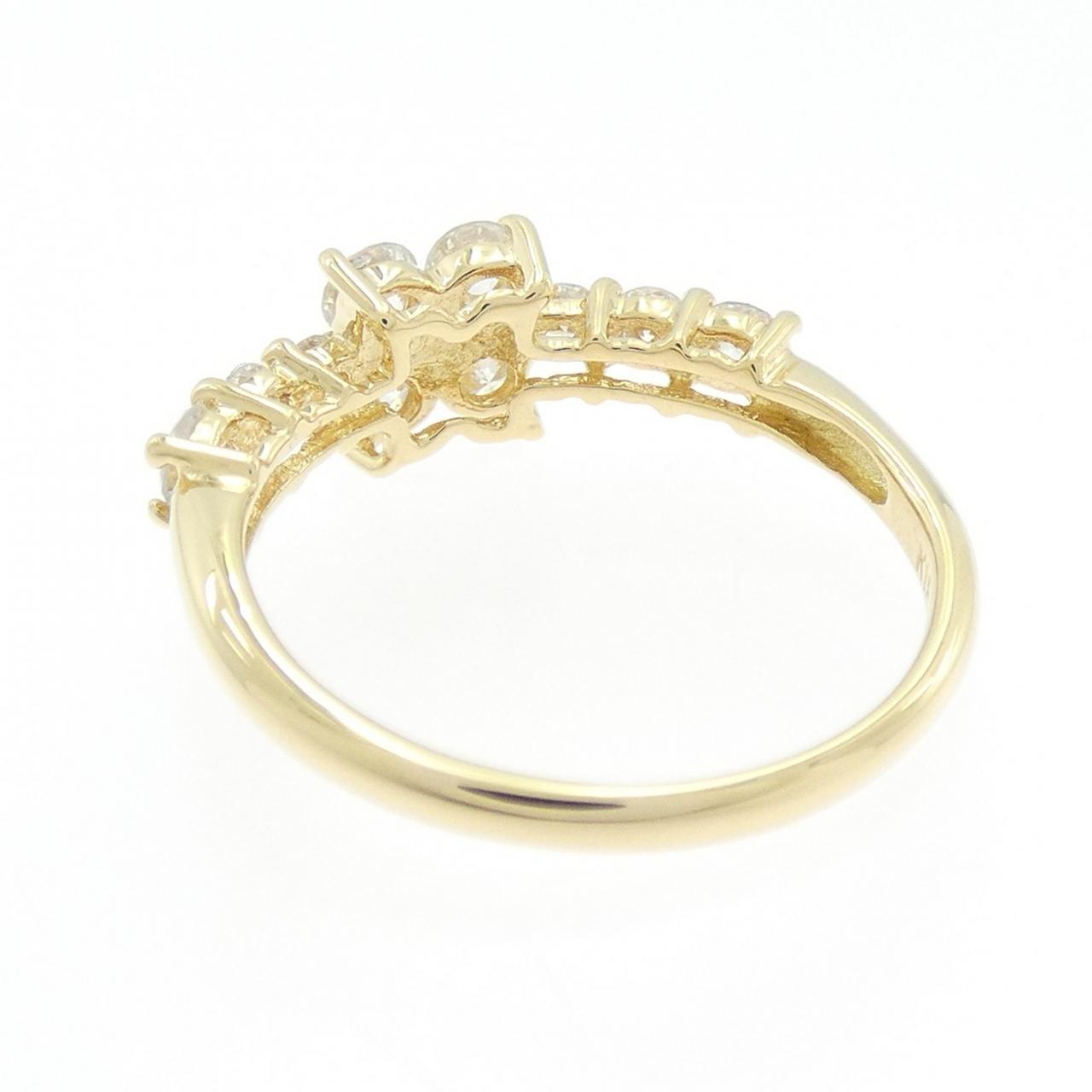 K18YG ダイヤモンド リング 0.76CT