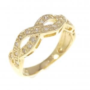 K18YG ダイヤモンド リング 0.18CT