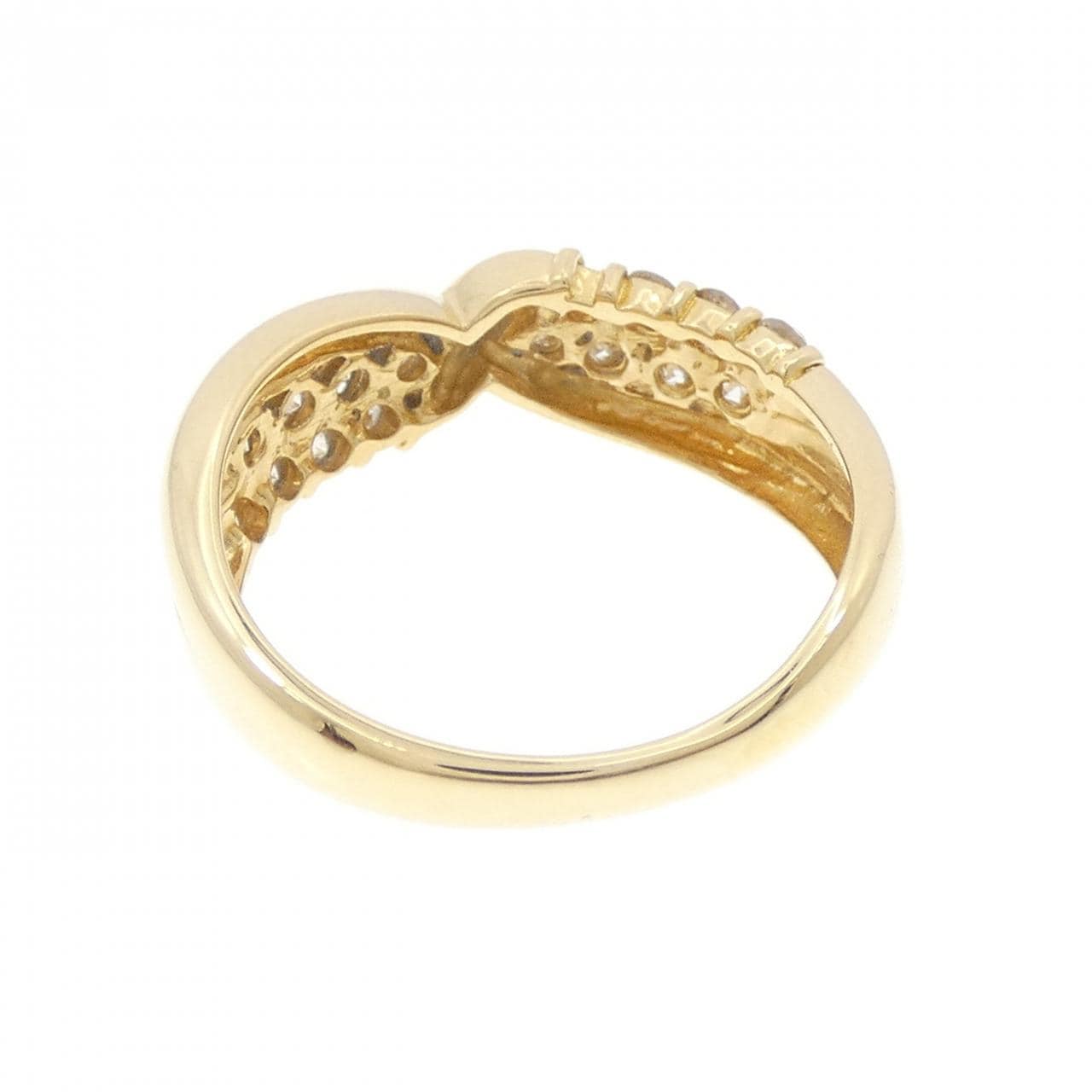 K18YG ダイヤモンド リング 0.50CT