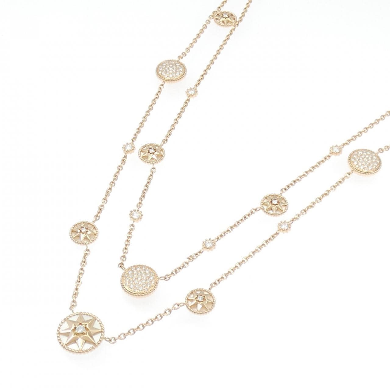 クリスチャンディオール ローズ デ ヴァン ネックレス