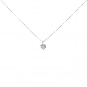 K10WG ダイヤモンド ネックレス 0.10CT