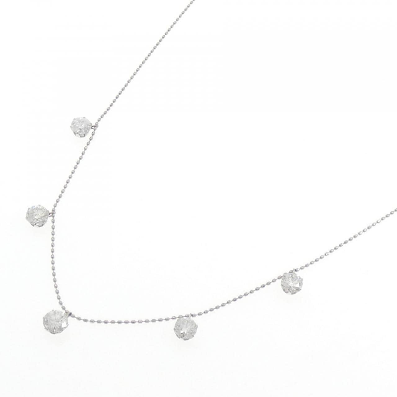 PT850 ダイヤモンド ネックレス 2.00CT