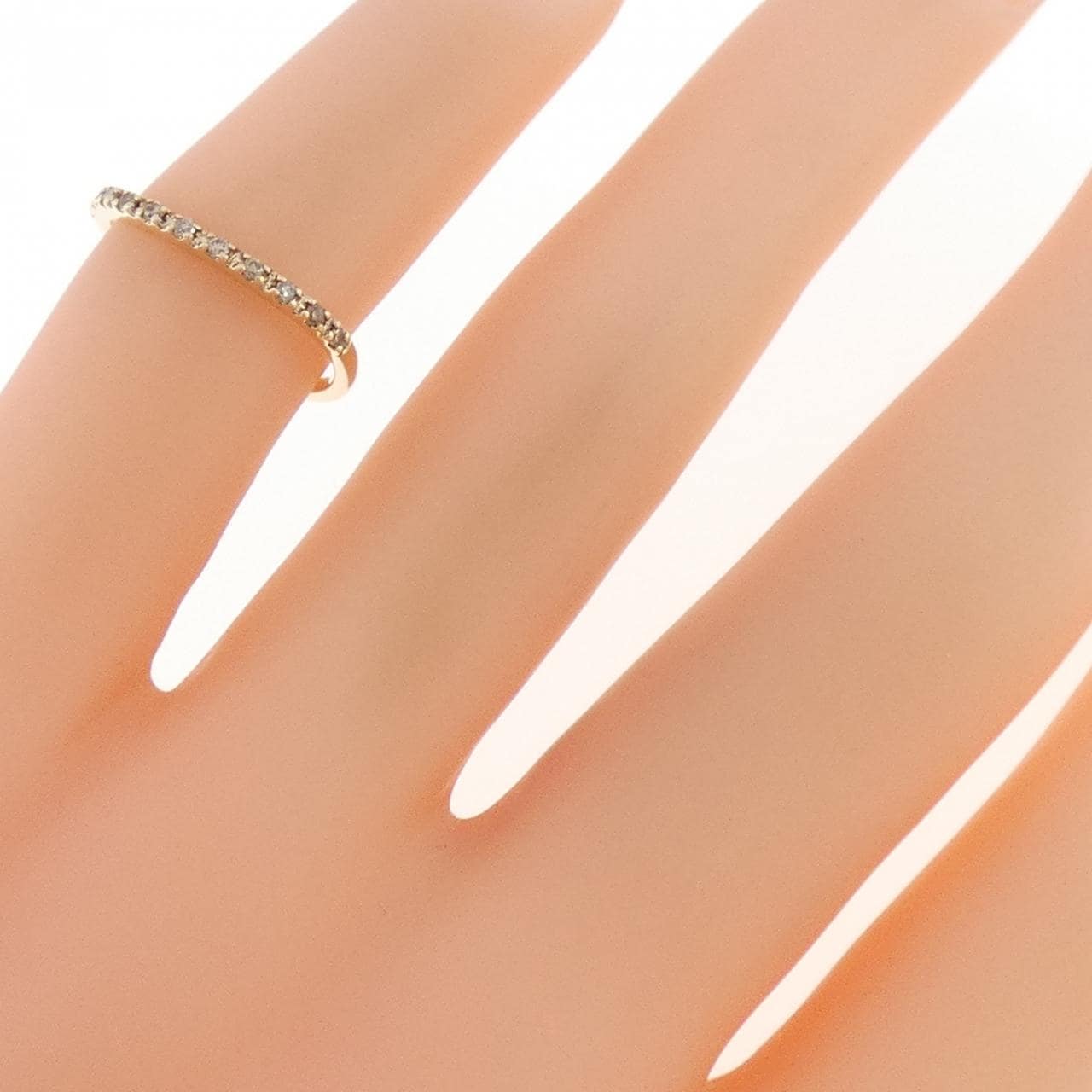 ノジェス ダイヤモンド ピンキーリング 0.06CT