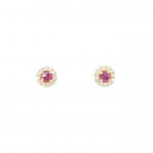 Ruby earrings/earrings