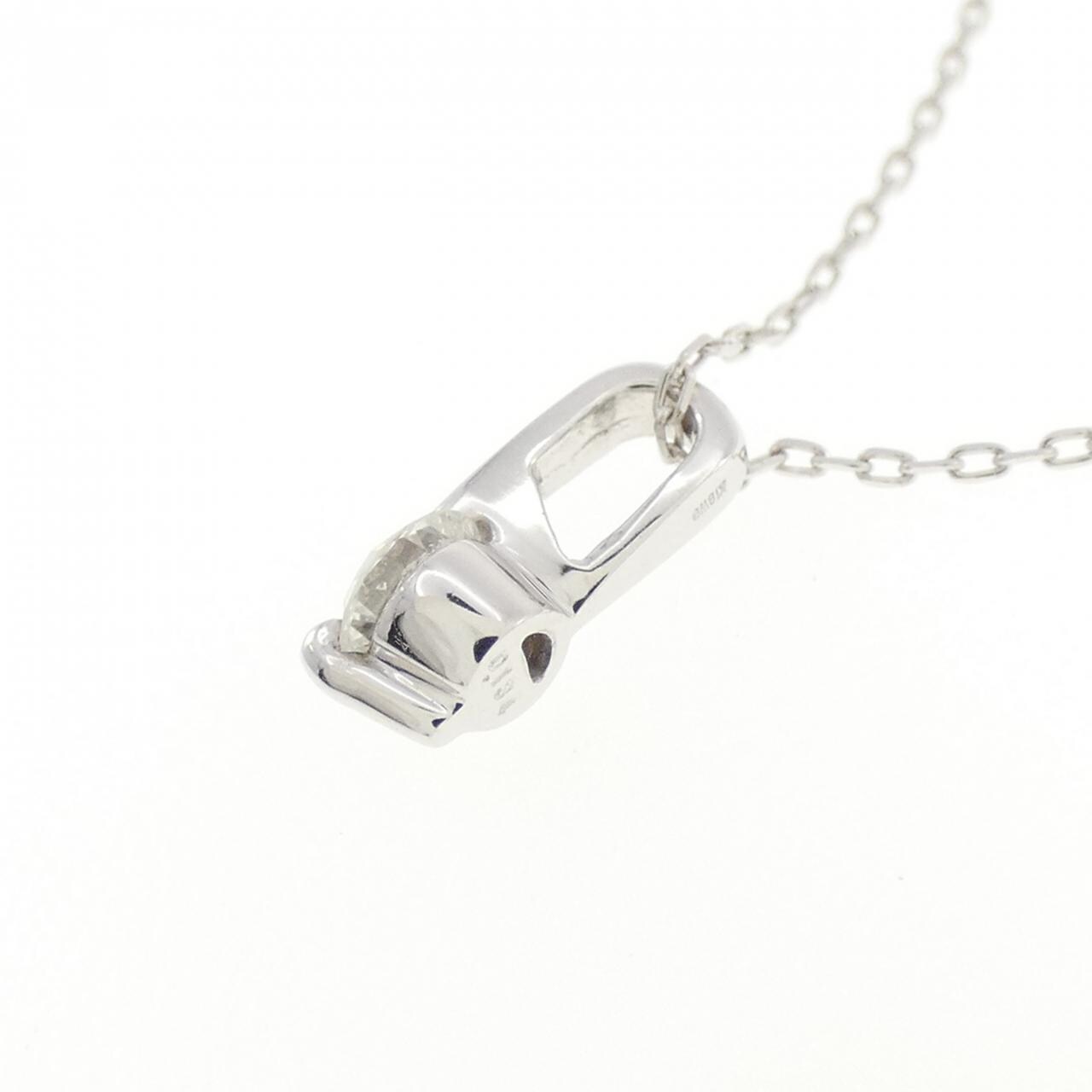 【新品】K18WG ダイヤモンド ネックレス 0.134CT