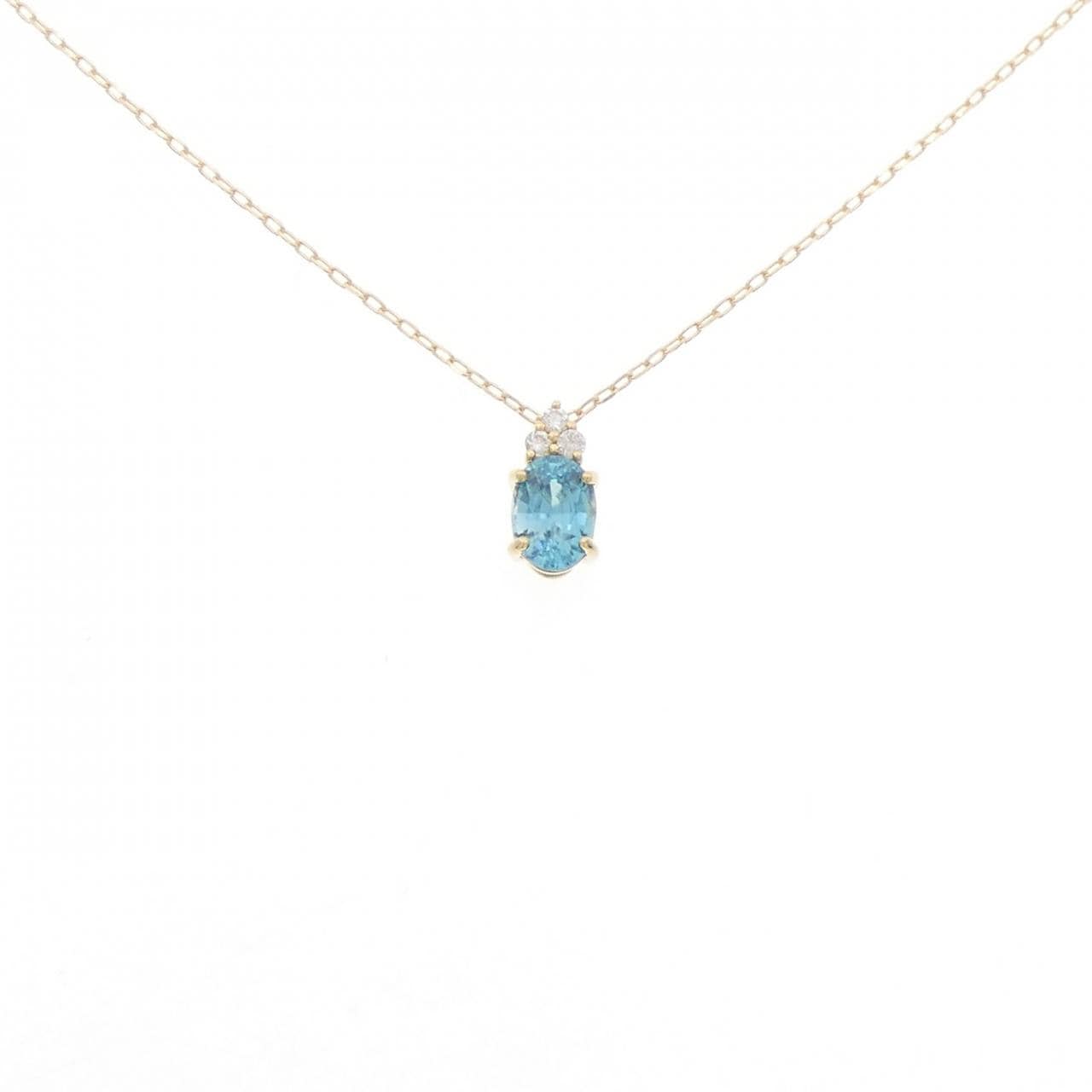 K18YG ジルコン ネックレス 1.19CT