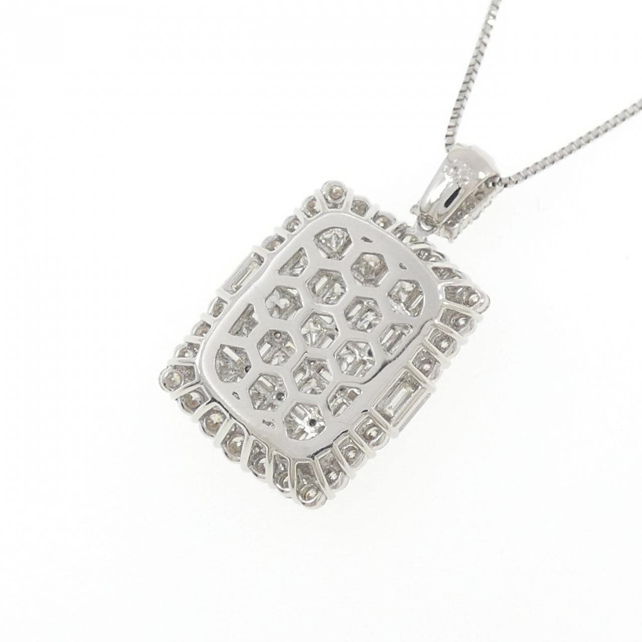 【新品】PT900/PT850 ダイヤモンド ネックレス 2.00CT