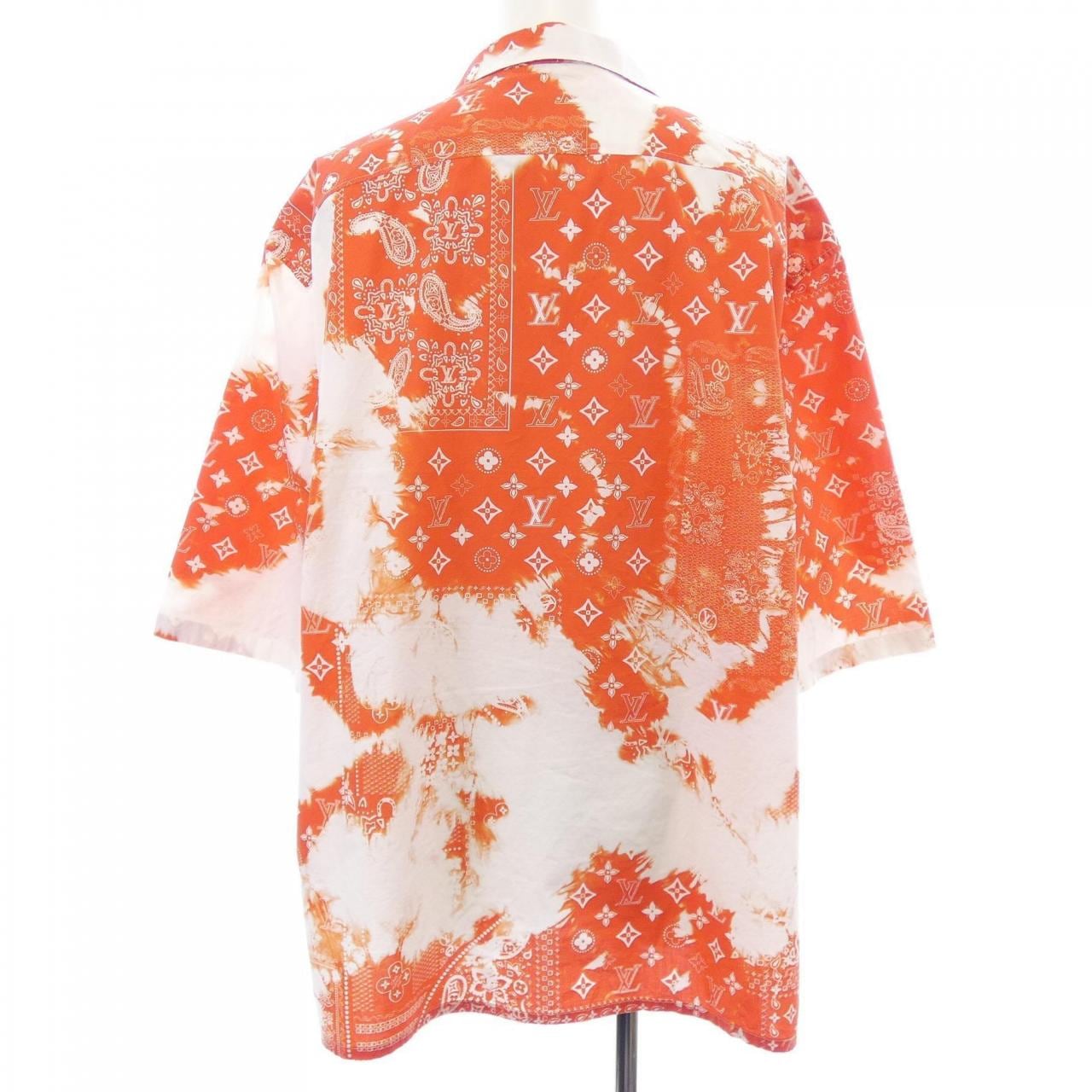 ルイヴィトン LOUIS VUITTON モノグラムバンダナショートスリーブシャツ HNS07XNW0 S/Sシャツ