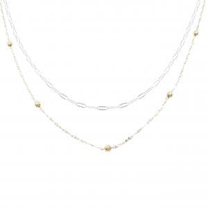 K18スリーカラー ネックレス