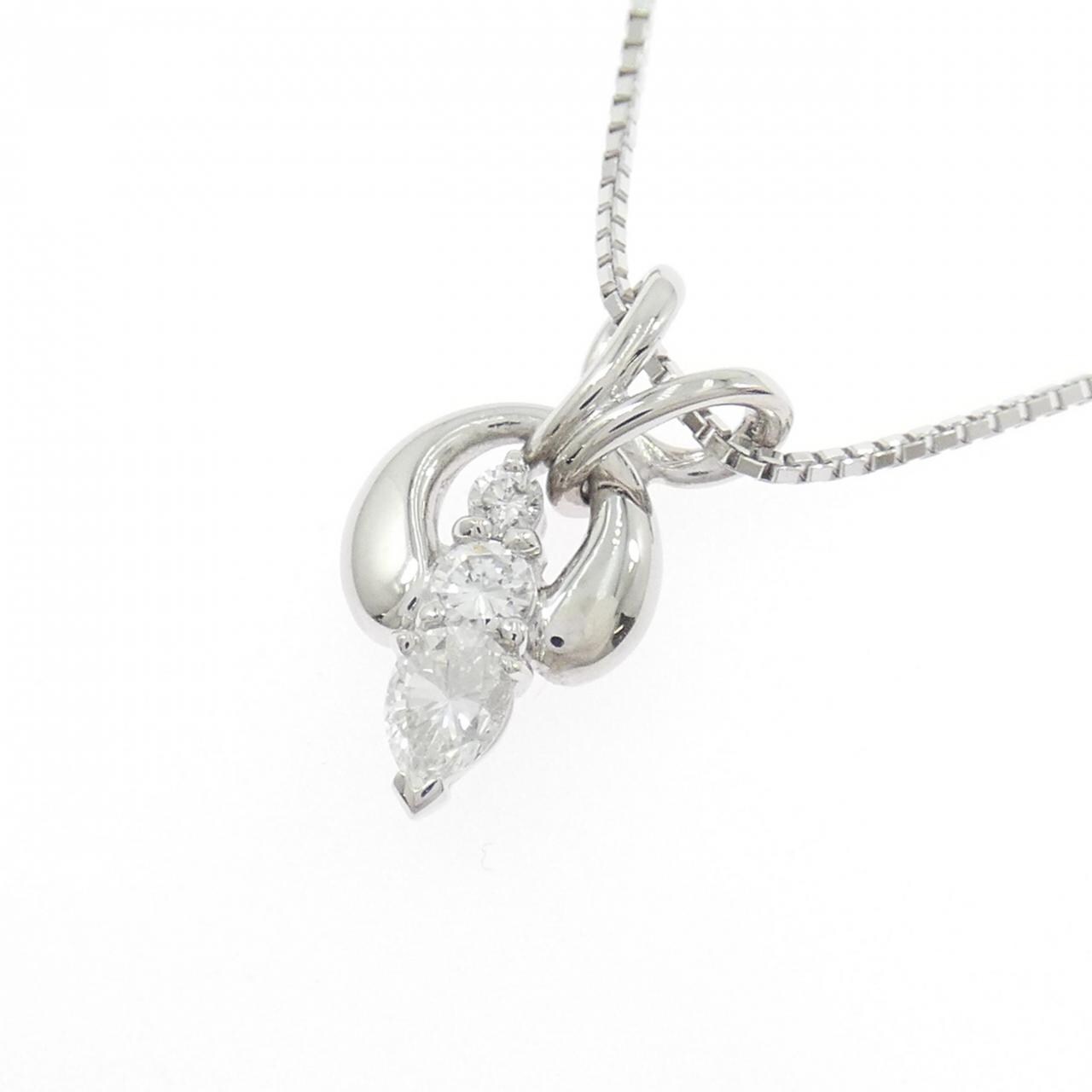 PT900/PT850 ダイヤモンド ネックレス 0.32CT