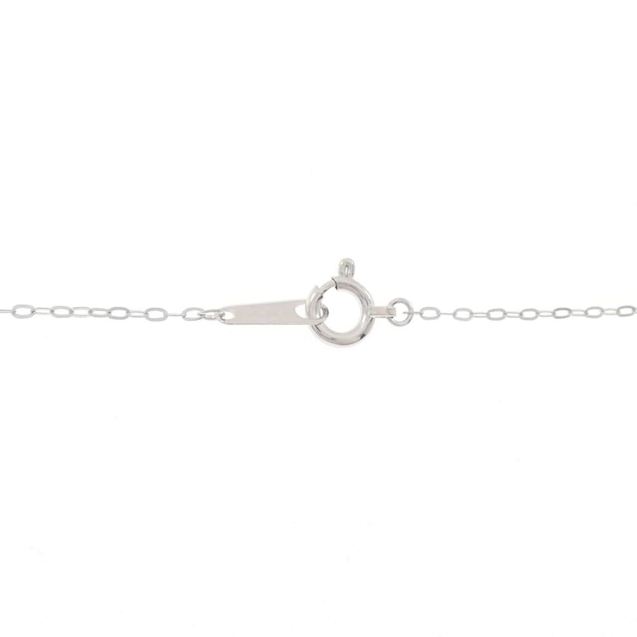 K18WG サファイヤ ネックレス 0.28CT